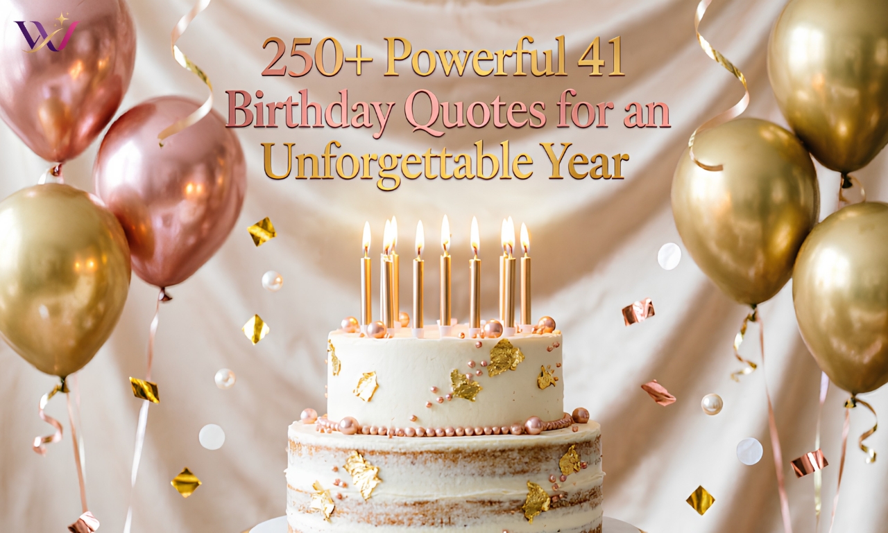 260+ Powerful 41 Birthday Quotes for an Unforgettable Year