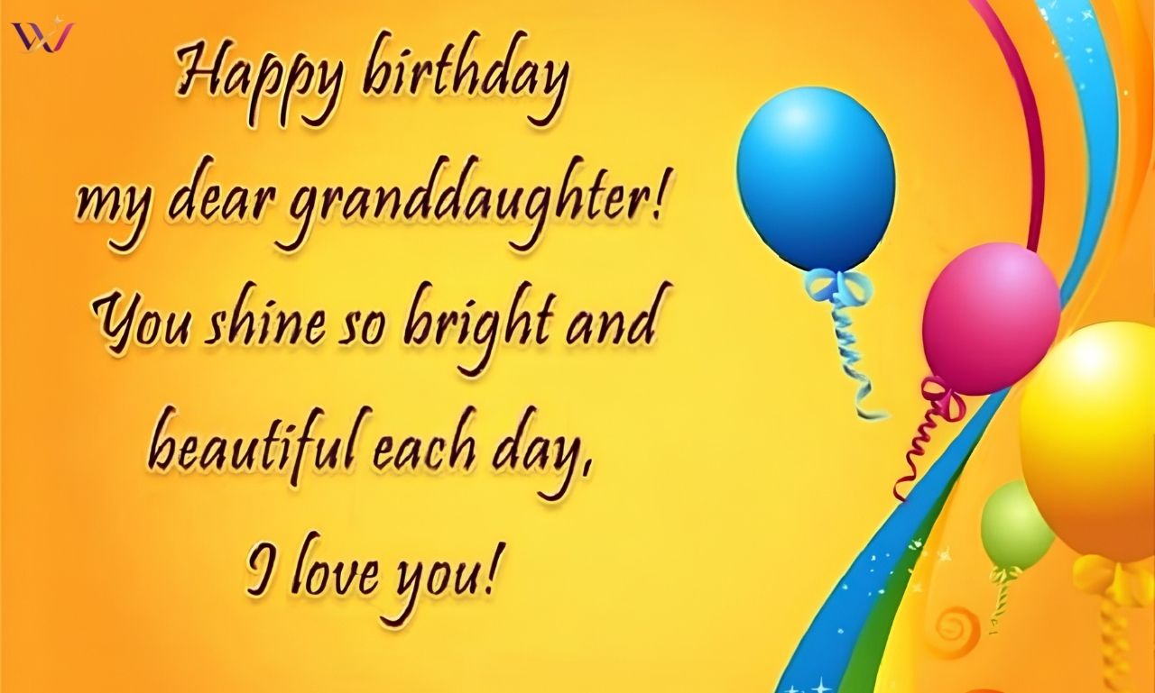 Birthday Messages For Granddaughter Blessings and Love