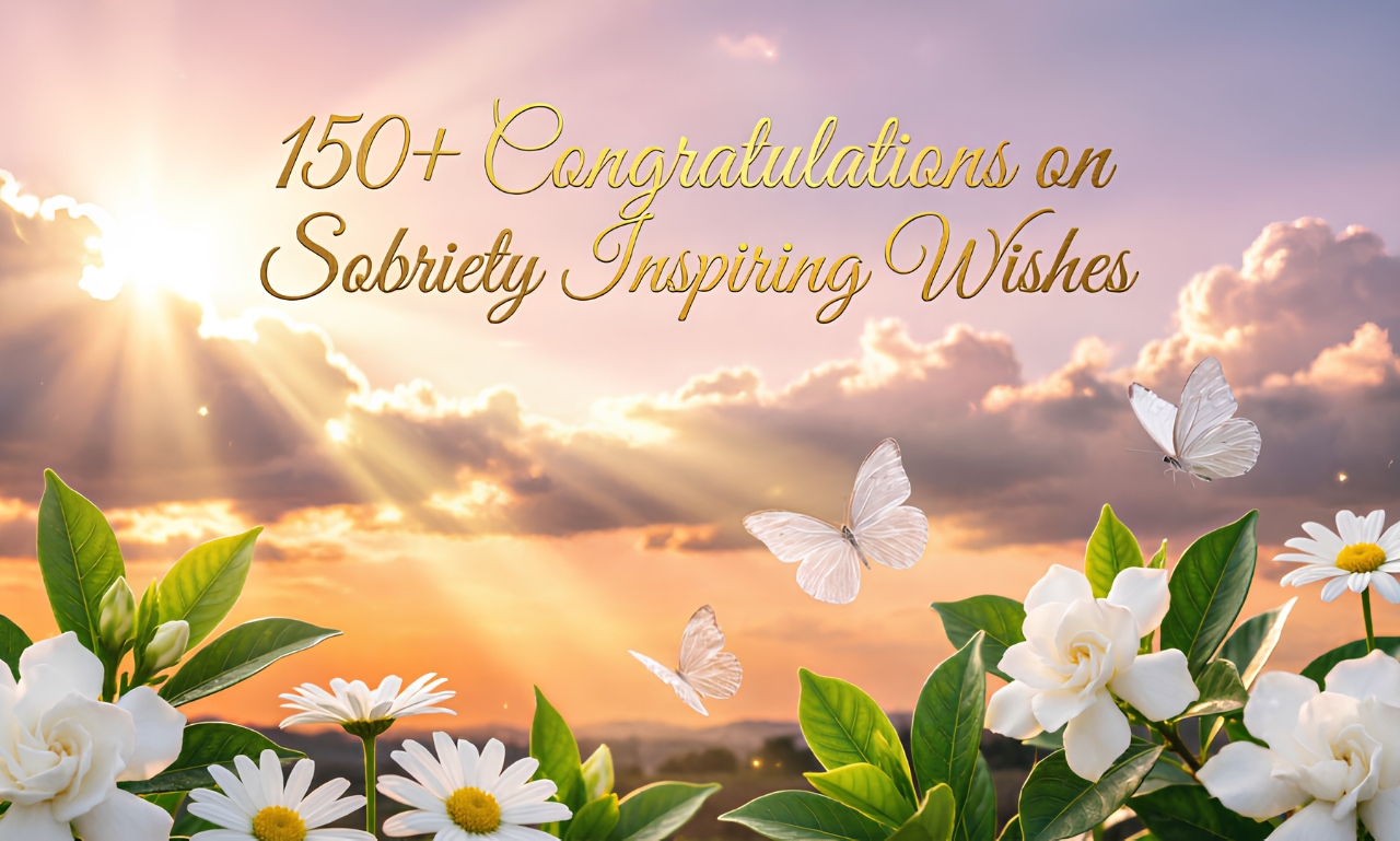 150+ Congratulations on Sobriety Inspiring Wishes