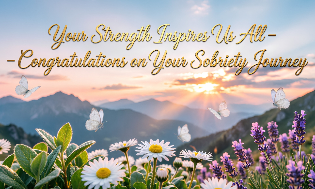 150+ Congratulations on Sobriety Inspiring Wishes