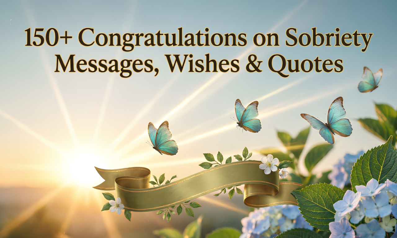 150+ Congratulations on Sobriety Inspiring Wishes