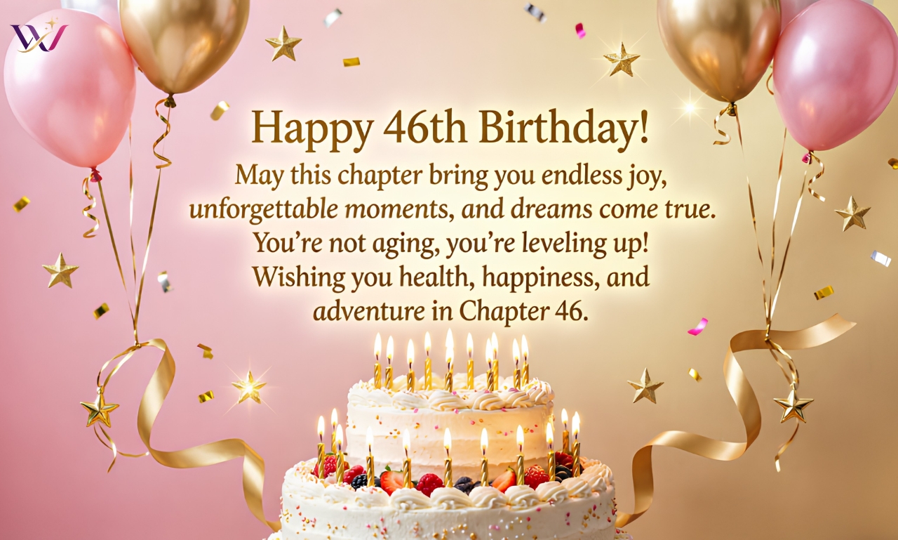 150+ Powerful Chapter 46 Birthday Wishes, Quotes & Messages