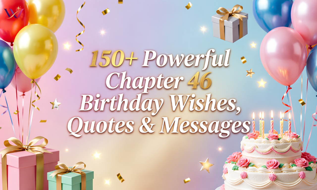 150+ Powerful Chapter 46 Birthday Wishes, Quotes & Messages