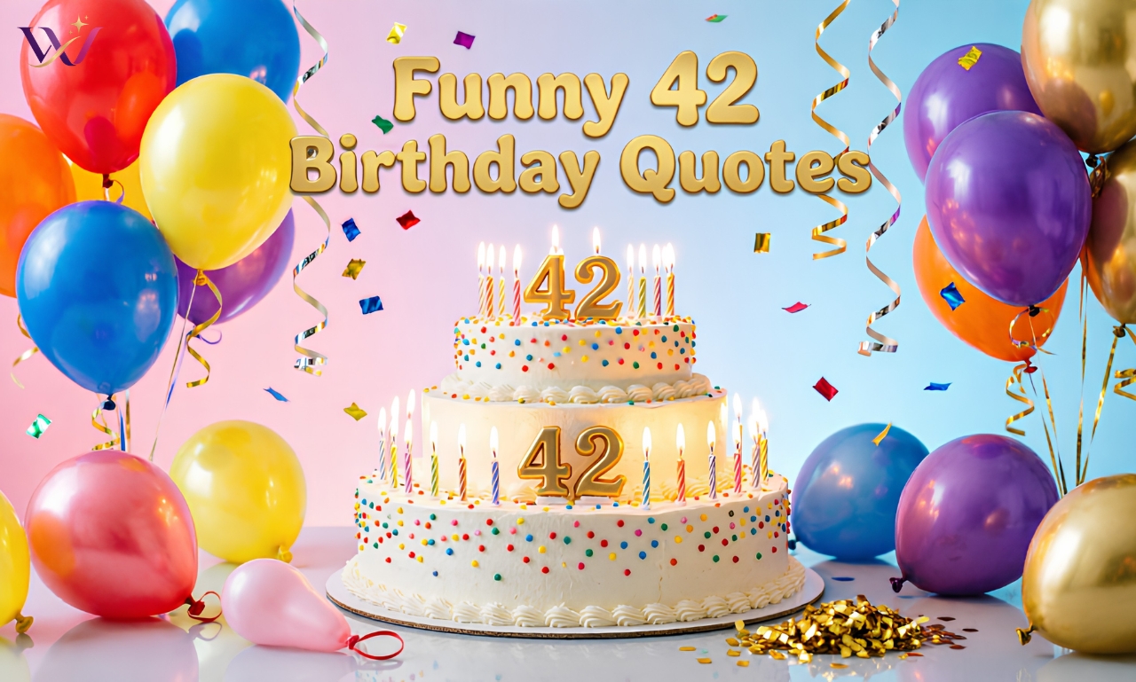 Funny 42 Birthday Quotes: 260+ Powerful Happy Wishes