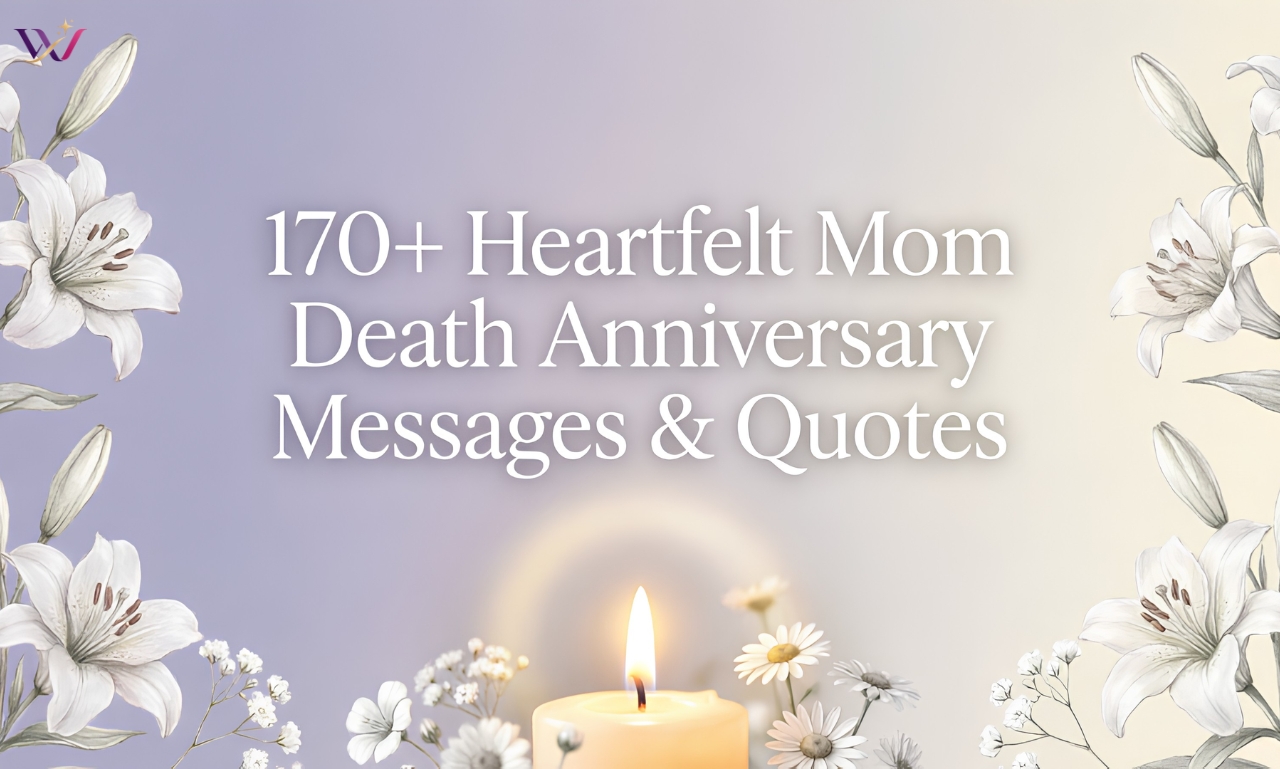 170+ Heartfelt Mom Death Anniversary Messages & Quotes