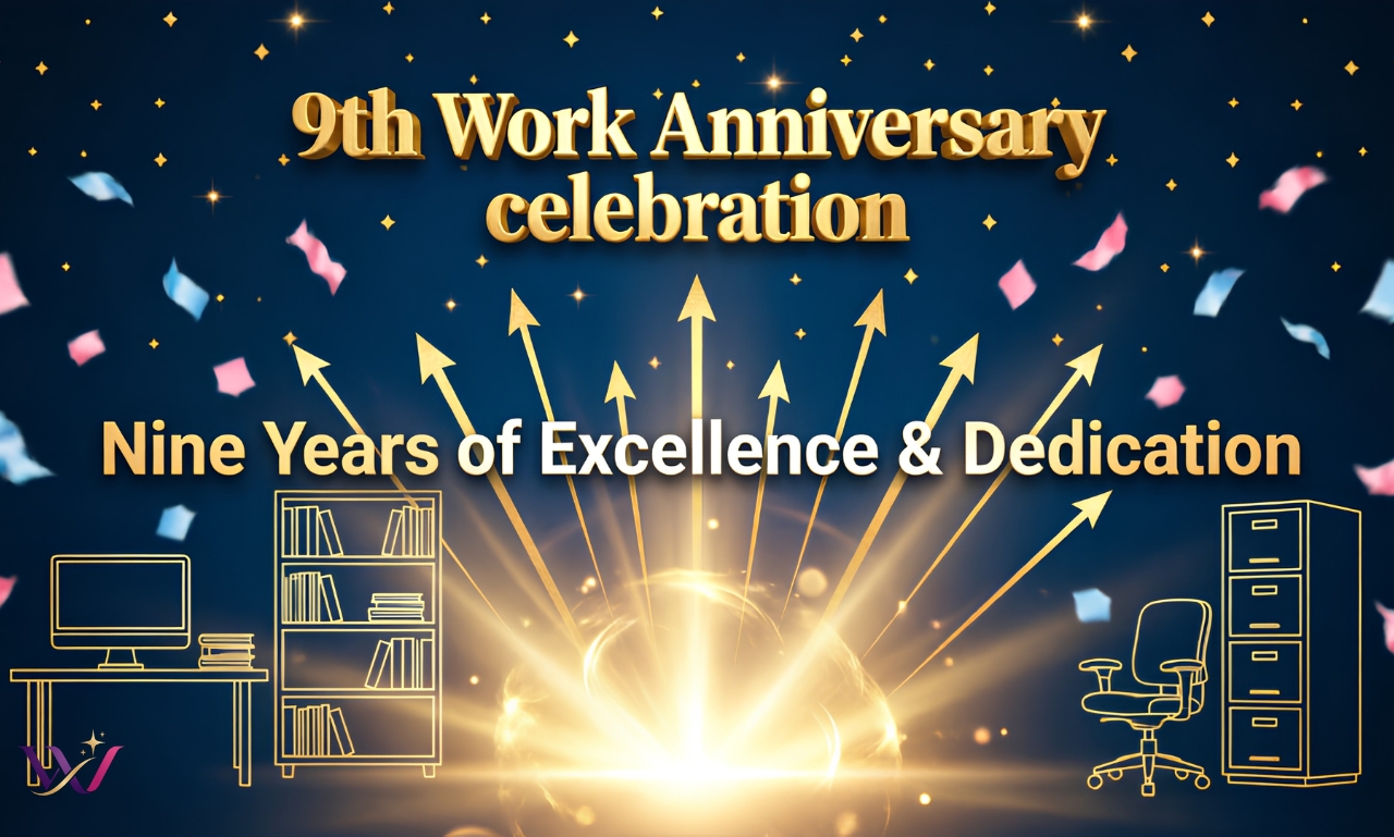 Happy 9th Work Anniversary Messages to Inspire Everyone