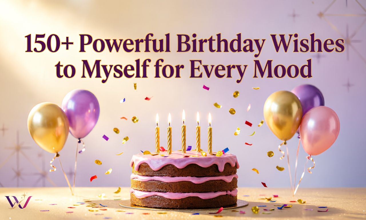 150+ Powerful Birthday Wishes to Myself for Every Mood