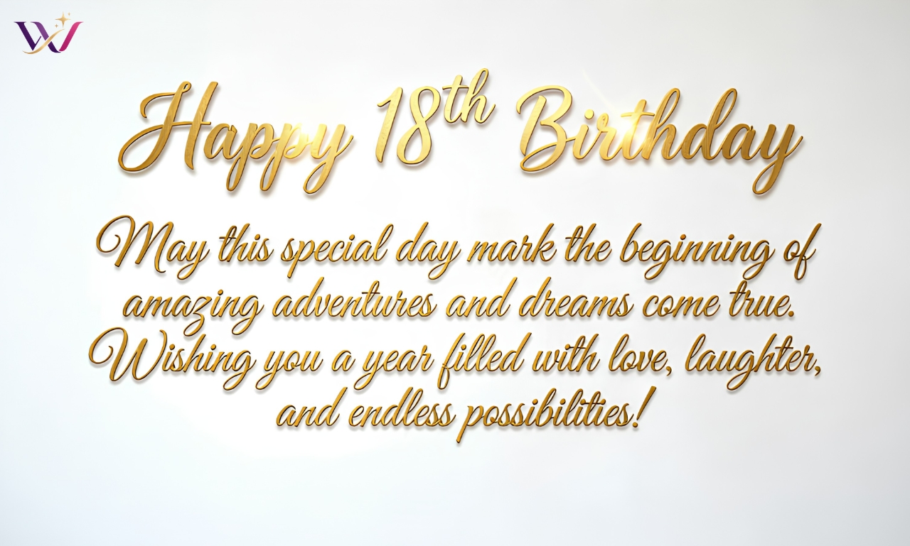 Happy 18th Birthday Message Ideas: 175+ Unforgettable Wishes