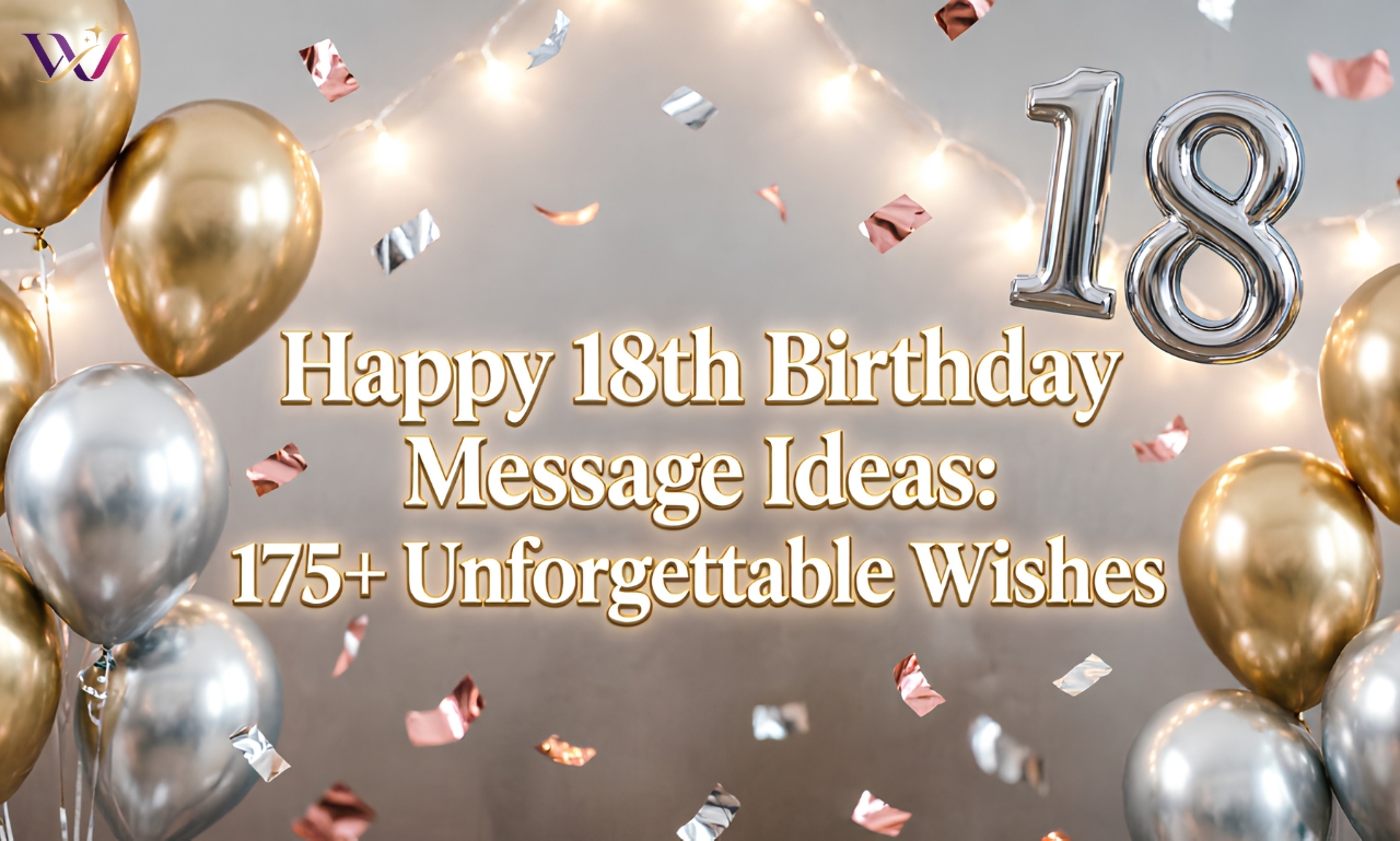 Happy 18th Birthday Message Ideas: 175+ Unforgettable Wishes