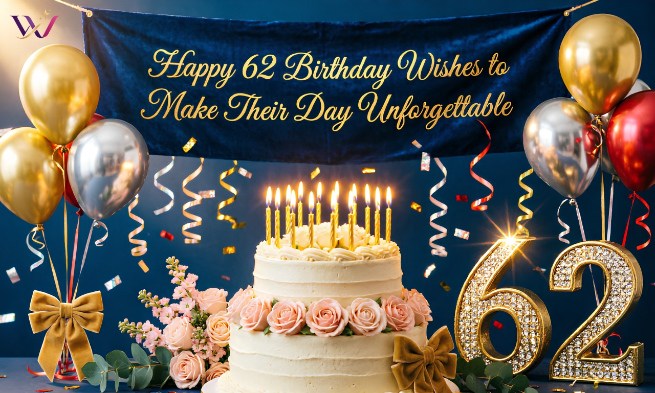 Happy 62 Birthday Wishes to Make Their Day Unforgettable