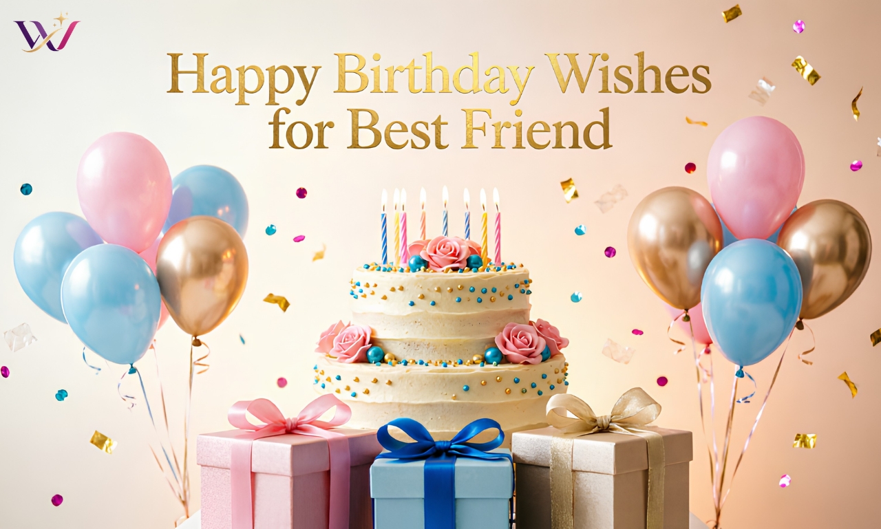 Happy Birthday Wishes for Best Friend 300+ Heartfelt Lines