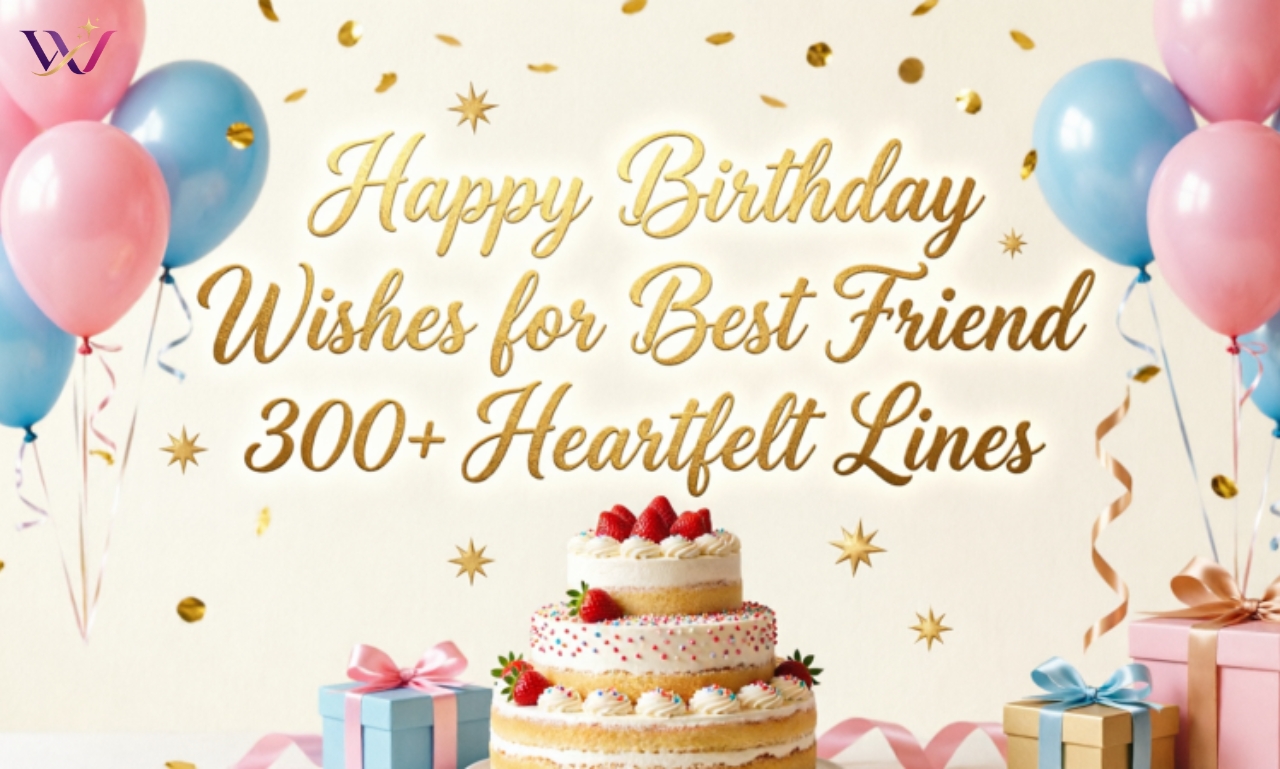 Happy Birthday Wishes for Best Friend 300+ Heartfelt Lines