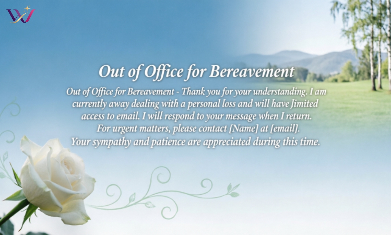 100+ Powerful Out of Office for Bereavement Messages